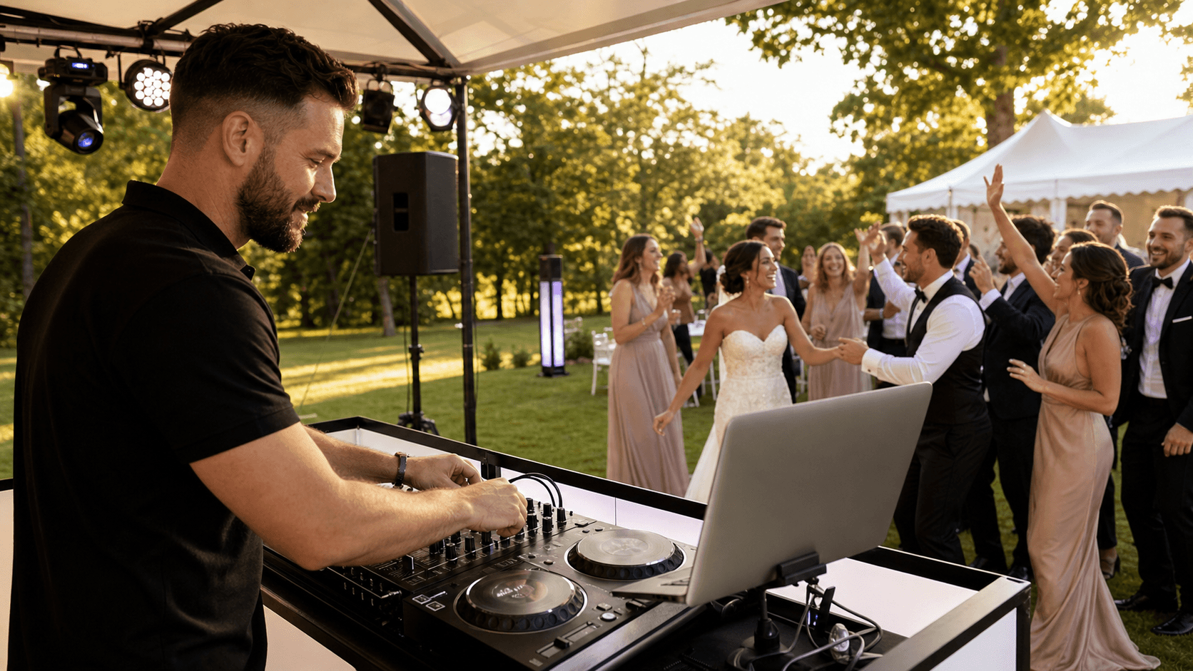 Can a Mobile DJ Keep Energy High for Outdoor Summer Weddings
